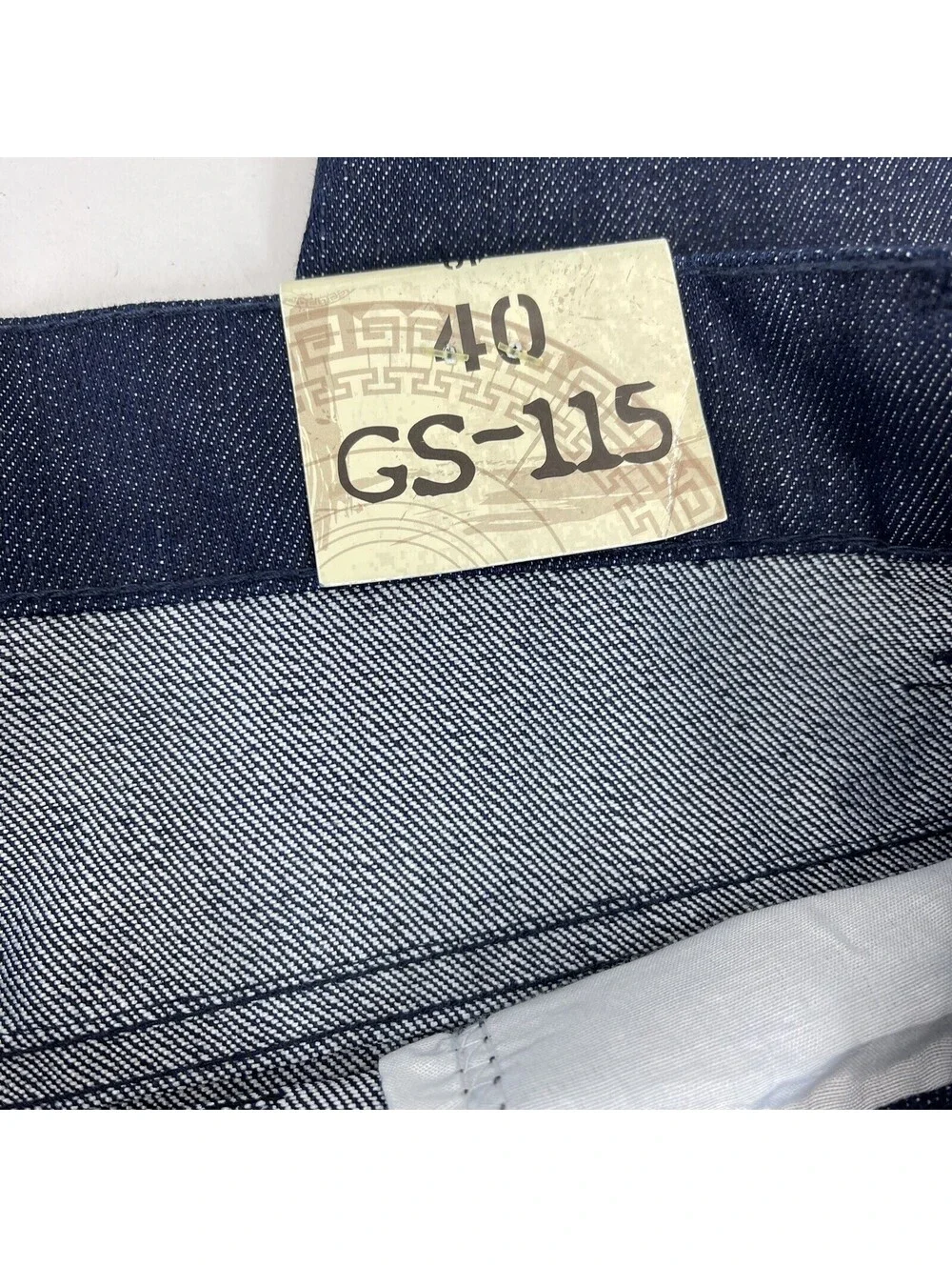 GS-115 Moto Paint Splatter Men's Jeans Size 40x33 New With Tags